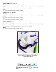 Northern Lights Beanie Crochet Pattern, Page 6