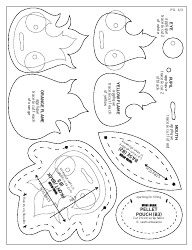 Calcifer Plush Sewing Pattern Templates, Page 13
