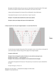 Triangular Lace Shawl Pattern - Pernille Cordes, Page 5