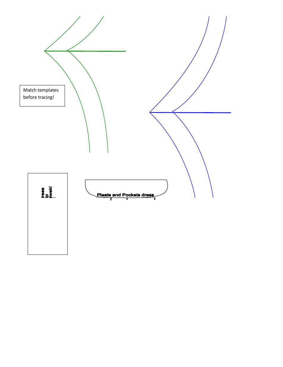 Pleats and Pockets Doll Dress Sewing Templates - Jennie Bagrowski, Page 13