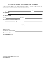 Form F-00036 Power of Attorney for Finance and Property - Wisconsin, Page 5