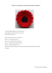 Poppy Knit Pattern, Page 3