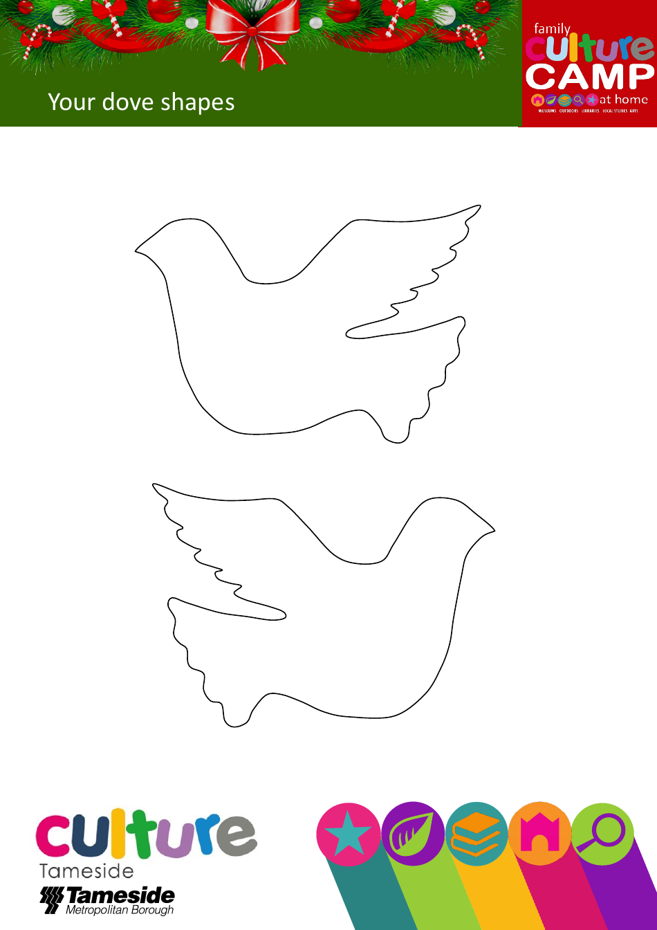 Turtle Dove Decoration Templates, Page 2