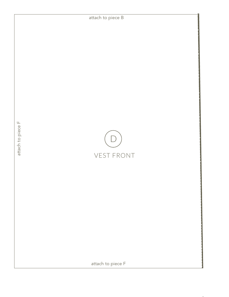 Quilted Vest Templates, Page 4