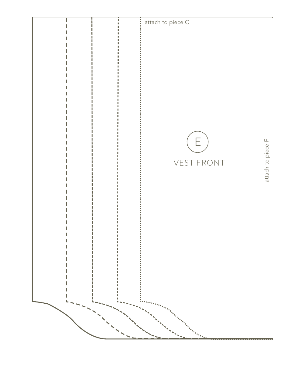 Quilted Vest Templates, Page 5