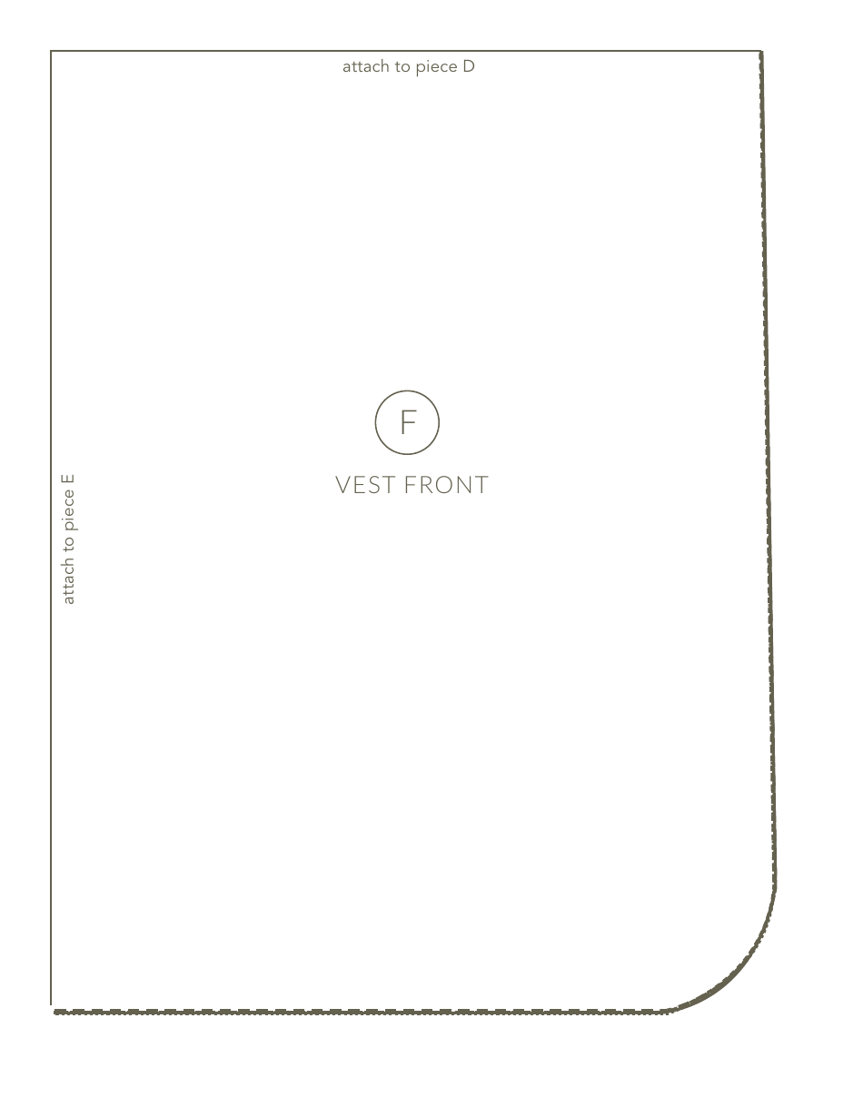 Quilted Vest Templates, Page 6