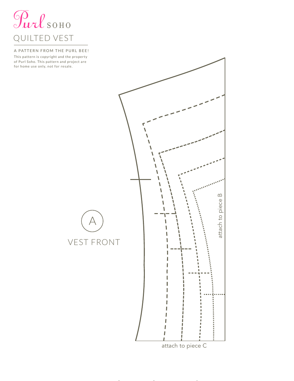 Quilted Vest Templates Download Printable PDF Templateroller