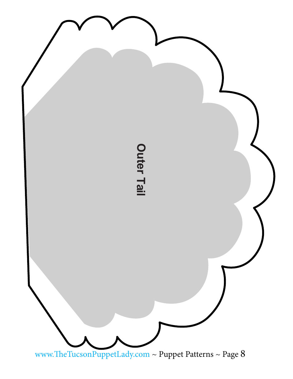 Turkey Felt Hand Puppet Templates - the Tucson Puppet Lady, Page 8