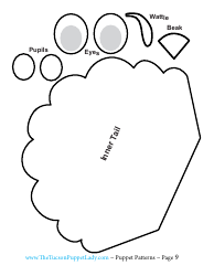 Turkey Felt Hand Puppet Templates - the Tucson Puppet Lady, Page 9