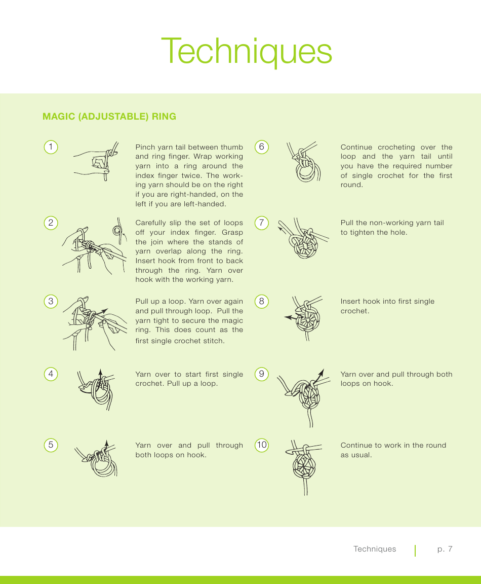 Sylvan Necklace Crochet Pattern, Page 7