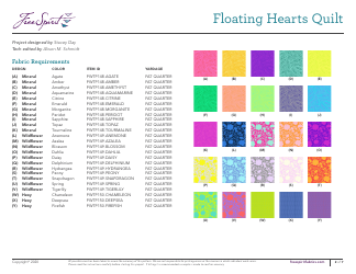 Floating Hearts Quilt Pattern, Page 2