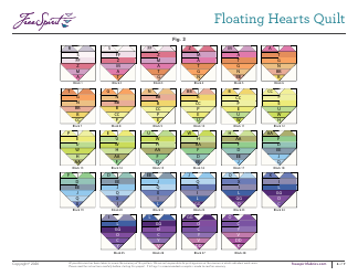 Floating Hearts Quilt Pattern, Page 6