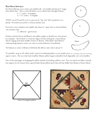 14&quot; Square Pillow Topper Quilting Pattern, Page 4