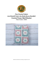 Document preview: Flower Motif Blanket Crochet Pattern