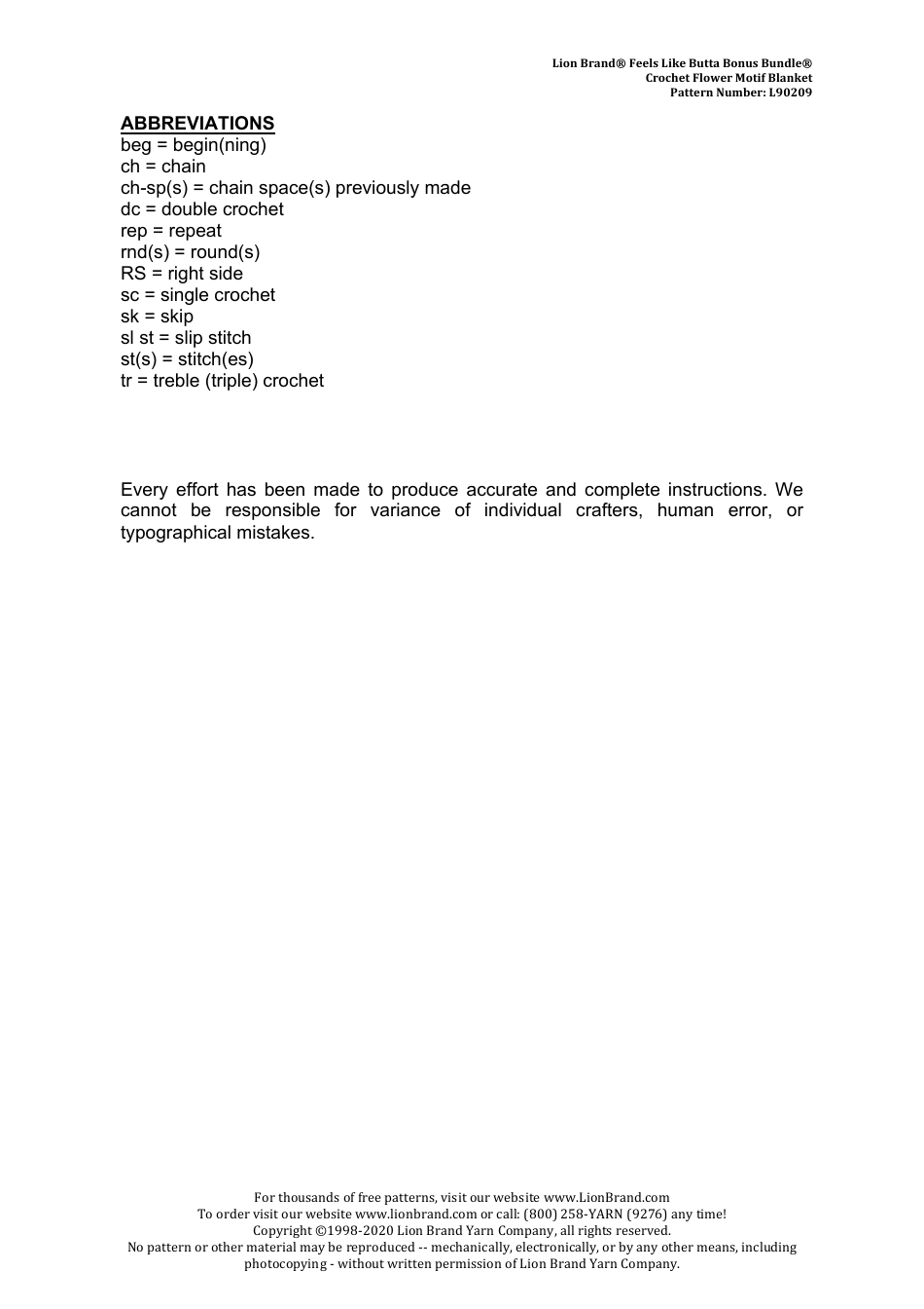 Flower Motif Blanket Crochet Pattern, Page 4