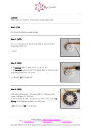 Frozen Lotus Crochet Pattern, Page 2