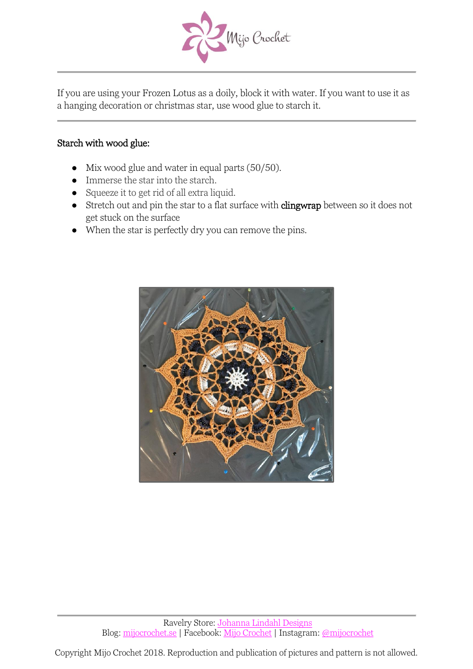 Frozen Lotus Crochet Pattern, Page 8