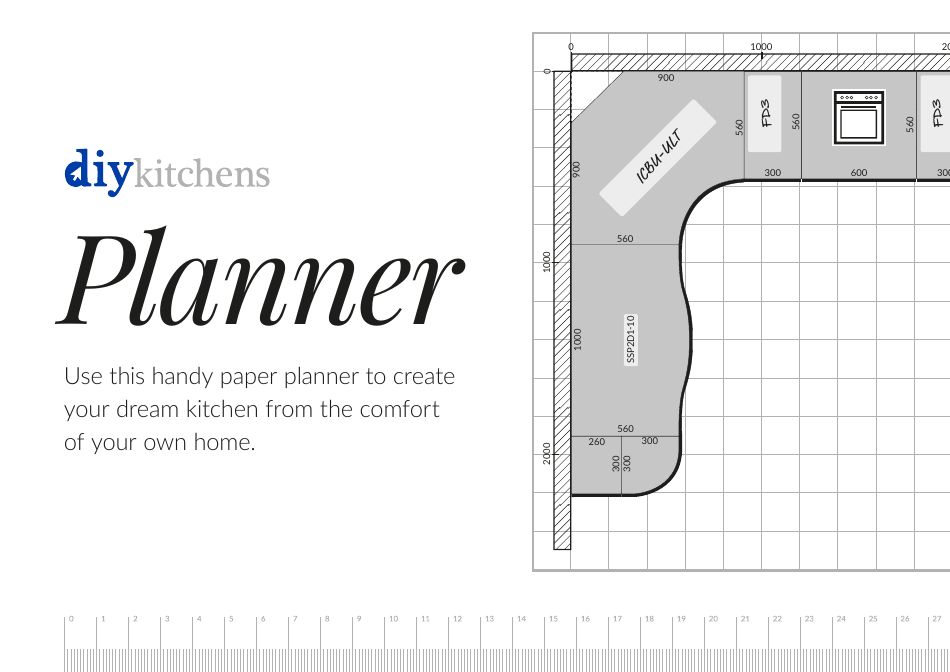 Kitchen Planner Template Download Printable PDF Templateroller   Kitchen Planner Template Print Big 