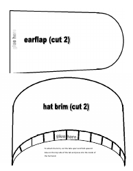 Classic Detective Hat Template, Page 2
