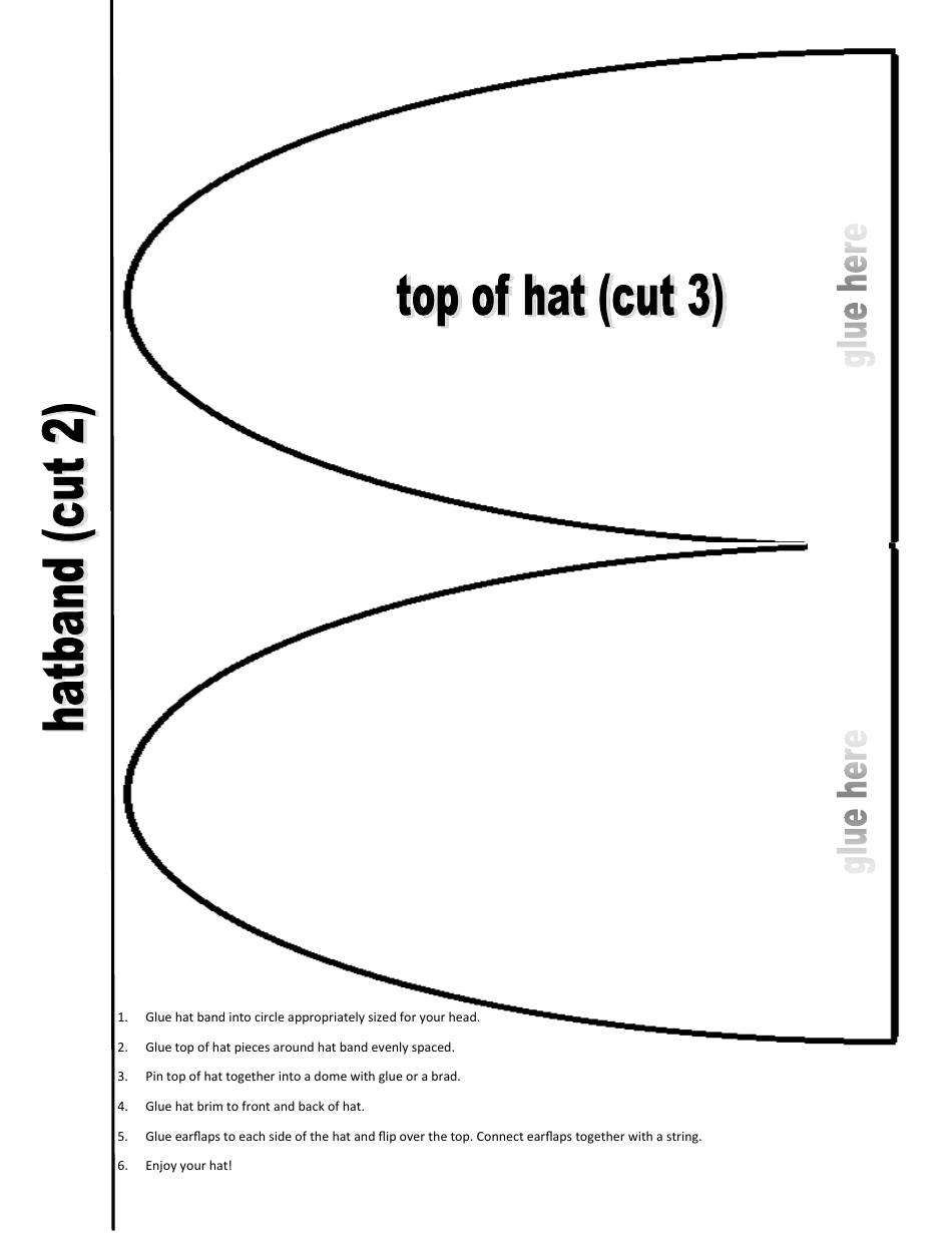 Classic Detective Hat Template, Page 3