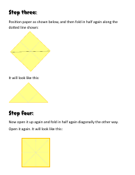 Origami Lotus Flower Directions, Page 3