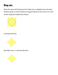 Origami Lotus Flower Directions, Page 5