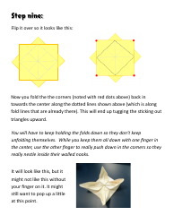 Origami Lotus Flower Directions, Page 8