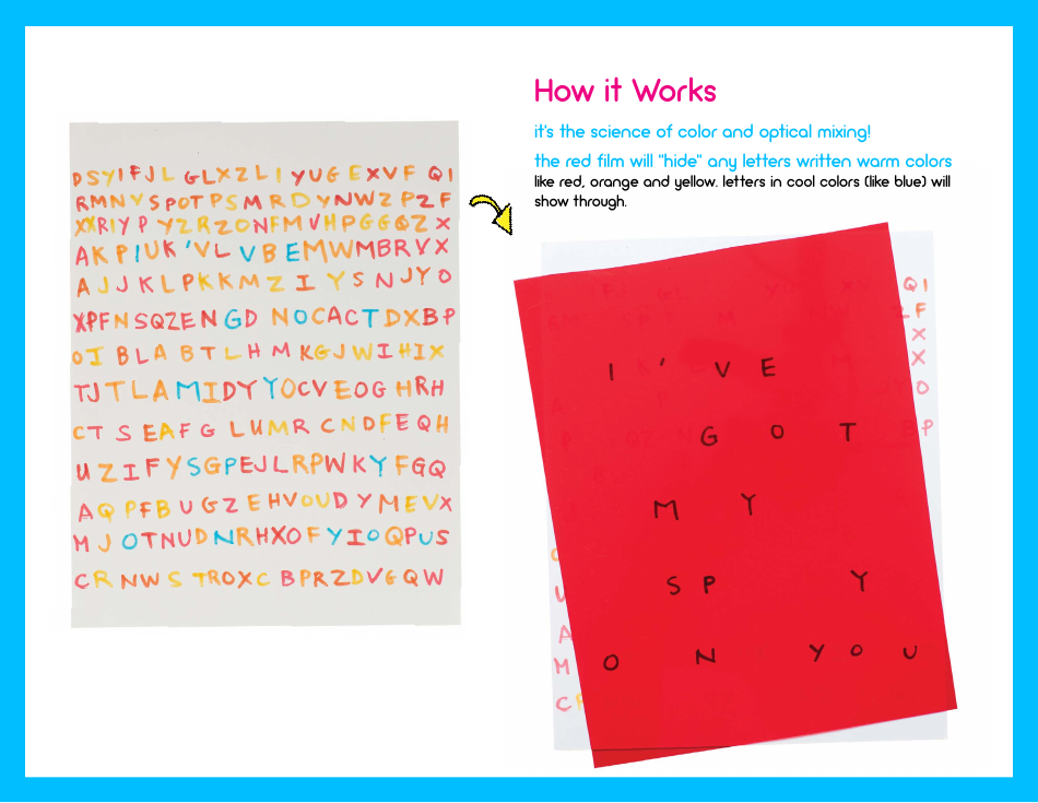 Red-Lens Spy Glasses Template, Page 4