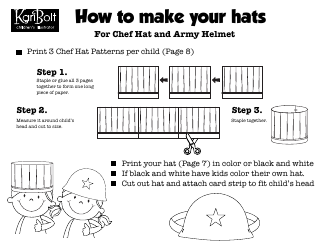 Paper Hat Print Templates, Page 2