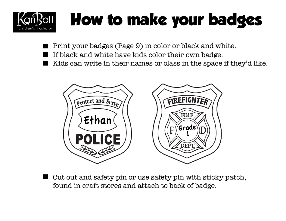 Paper Hat Print Templates, Page 3