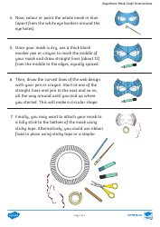 Paper Plate Superhero Mask Craft Instructions, Page 2