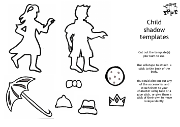 Shoebox Shadow Theatre Templates, Page 6