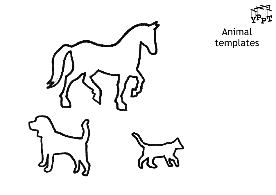 Shoebox Shadow Theatre Templates, Page 8