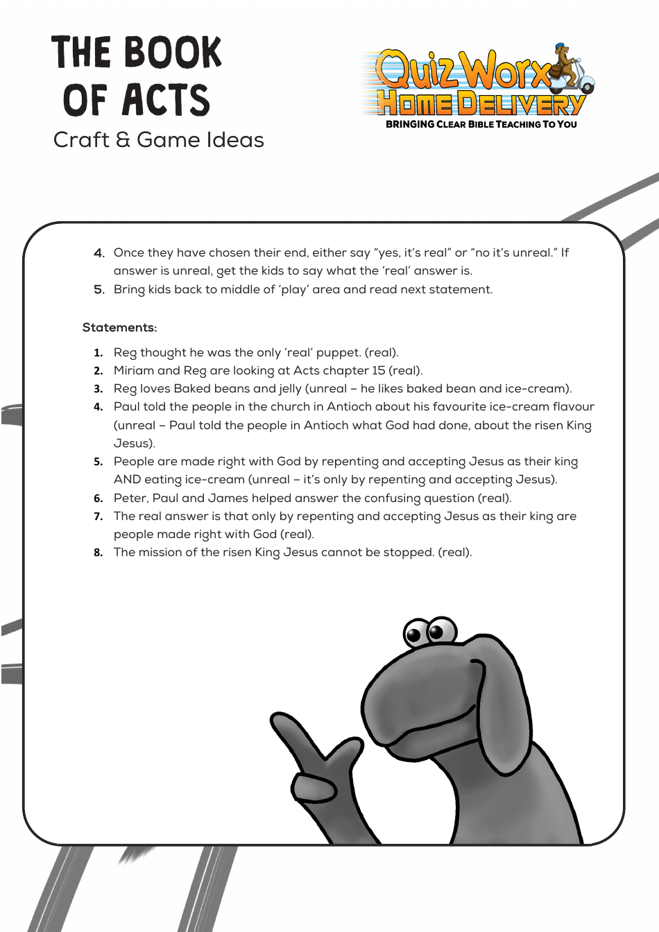 Paper Person Template - Jesus as My King, Page 5