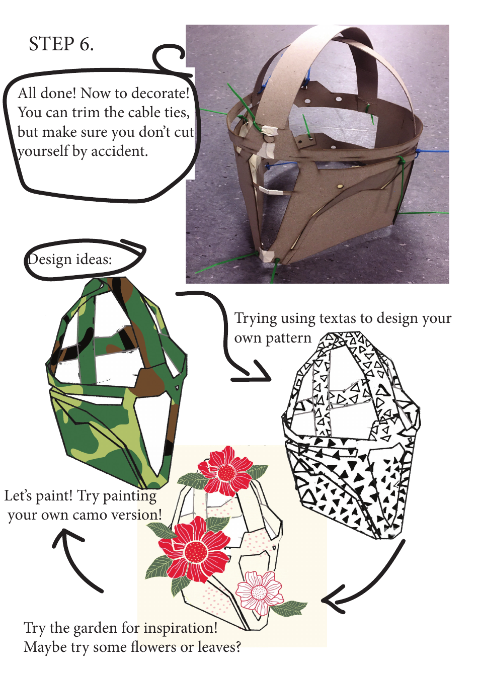 Star Wars Bounty Hunter Helmet Craft Template, Page 6