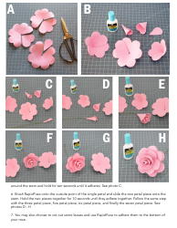 Mother&#039;s Day Paper Bouquet Templates, Page 2