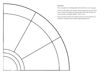 Document preview: Phenology Wheel Template