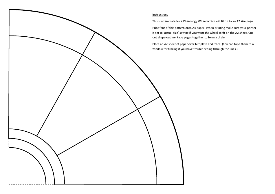 Phenology Wheel Template Download Printable PDF Templateroller