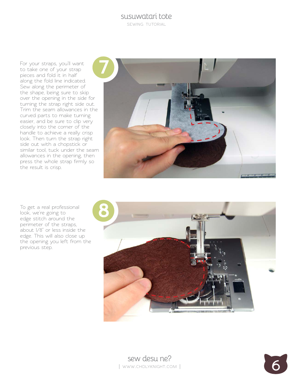 Susuwatari Tote Bag Sewing Templates - Choly Knight, Page 6