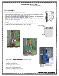 Schlep Bag Templates - Sentimental Stitches, Page 3