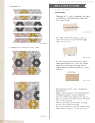 Triangle Tote Bag Quilting Pattern Template - Art Gallery Quilts, Page 4