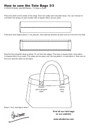 Tote Bag Sewing Templates - Atelier DES Abcdaires, Page 3