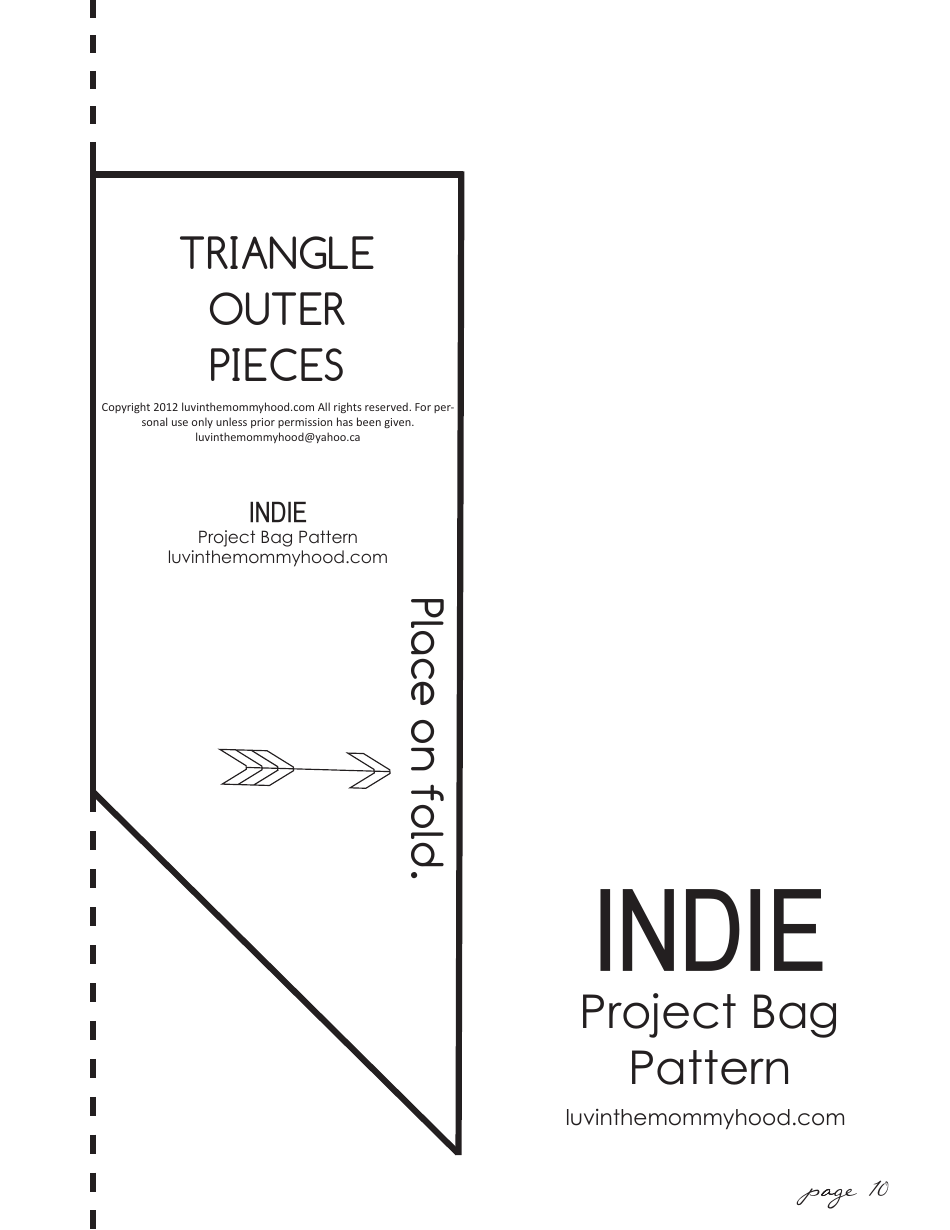 Indie Project Bag Pattern Templates - Luvinthemommyhood, Page 12