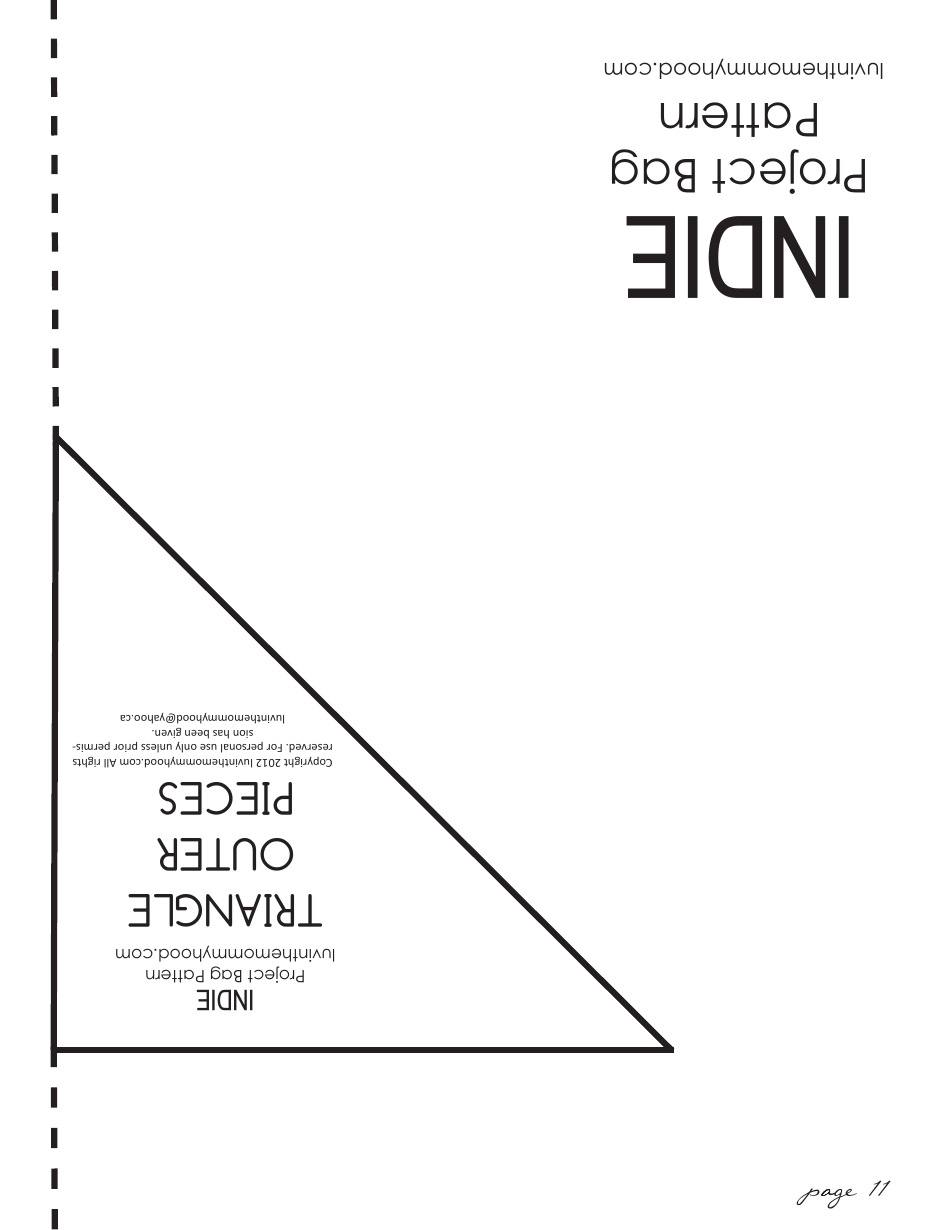 Indie Project Bag Pattern Templates - Luvinthemommyhood, Page 13