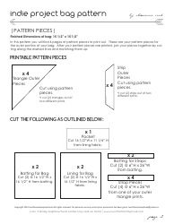 Indie Project Bag Pattern Templates - Luvinthemommyhood, Page 4