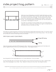 Indie Project Bag Pattern Templates - Luvinthemommyhood, Page 8