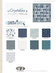 Crystalline Quilt Pattern - Art Gallery Quilts, Page 2