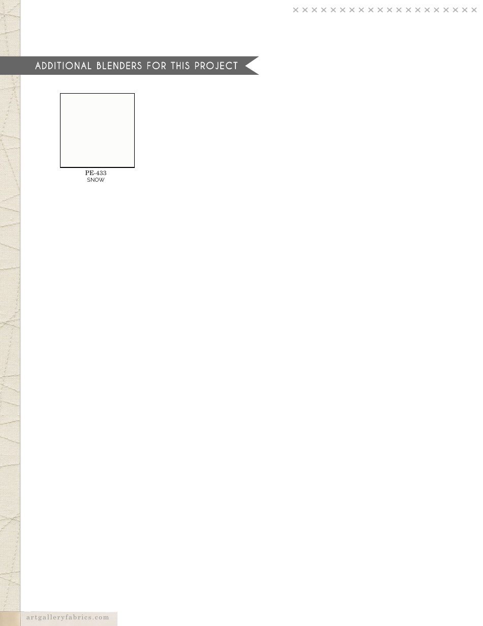 Crystalline Quilt Pattern - Art Gallery Quilts, Page 3