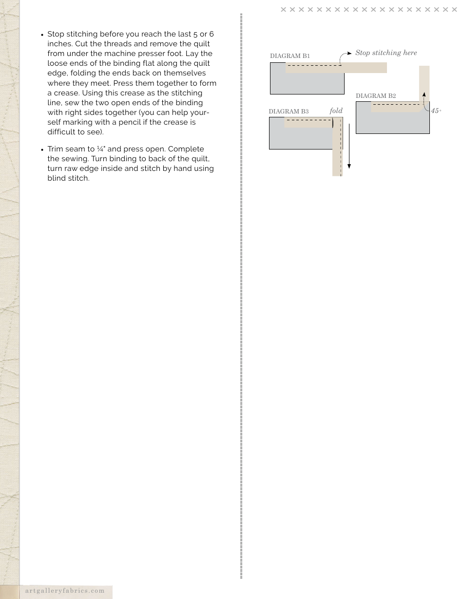 Crystalline Quilt Pattern - Art Gallery Quilts, Page 9