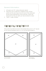 Dowager Quilt Pattern Templates - Basicgrey, Page 2